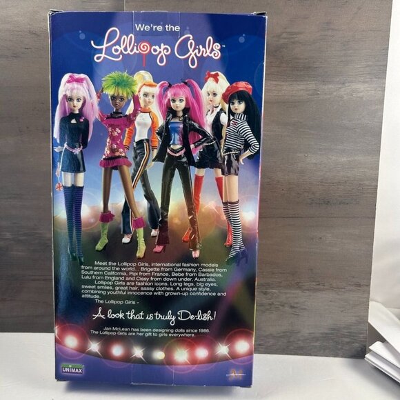 Lollipop Girls Lulu London Doll 2002 Jan McLean Designs #706201 - New In Box - Picture 5 of 7